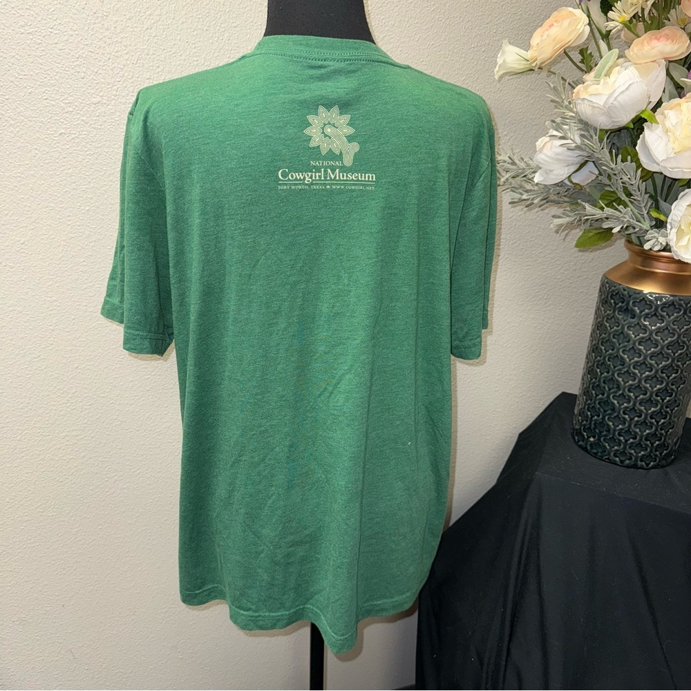 Cowgirl Museum Bella Canvas Tee You Y’all All Y’all Cactus Green XL - Picture 3 of 8